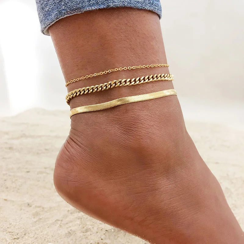 Adjustable Snake Chain Anklet