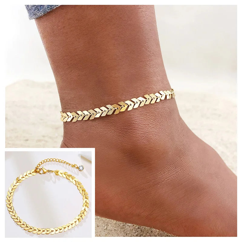 Adjustable Snake Chain Anklet