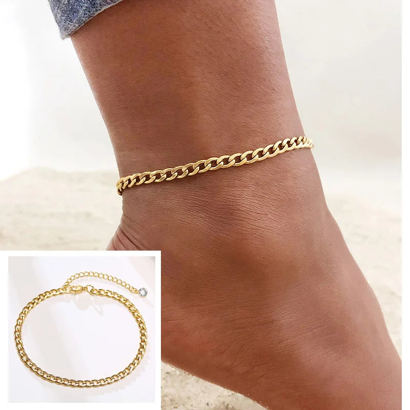 Adjustable Snake Chain Anklet