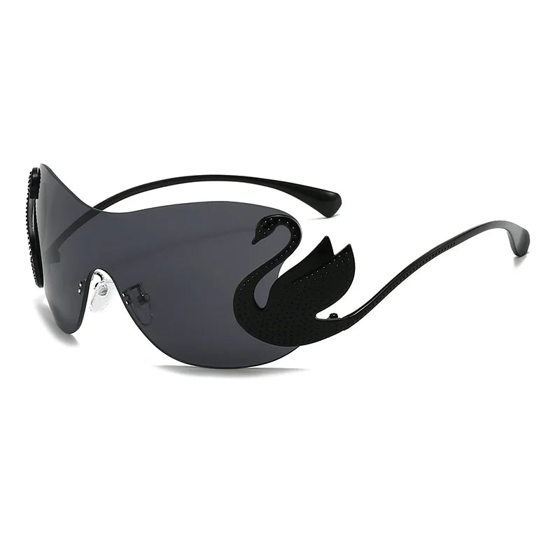 Luxury Swan Legs Rimless Sunglasses